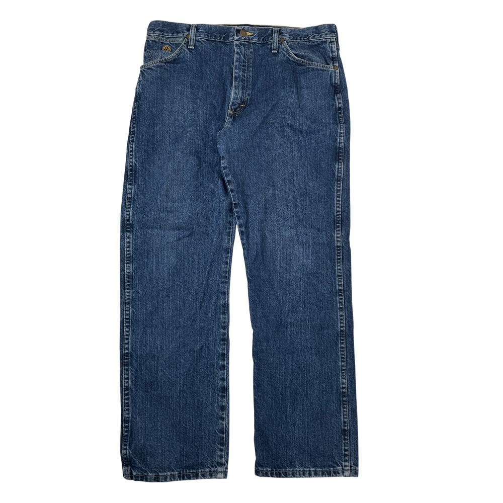 Wrangler George Strait Cowboy Cut Jeans 36x30 Blue Western Denim Mens